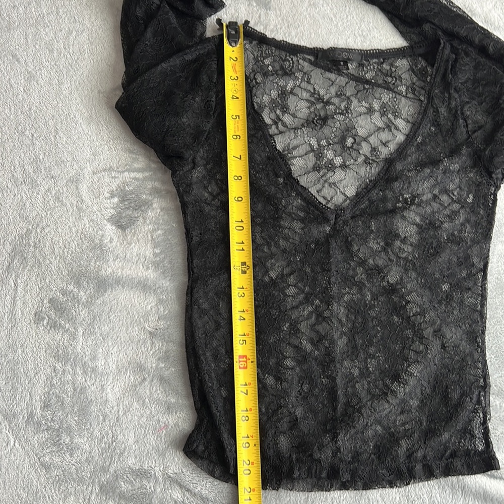 NWOT Widow Midnight Hour Victorian Blouse Top Black Size Small - Picture 14 of 14